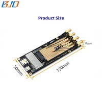 Modem Modul 5G 4G WWAN LTE NGFF M.2 Kunci B Konektor USB 3.0 Tipe-C Adaptor Nirkabel 1 Slot Kartu Nano SIM Dengan 4 Antena