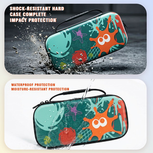Estuche Protector Rígido con Diseño de <span class=keywords><strong>Splatoon</strong></span>, Soporte para Jugar, Caja para Tarjetas de Juego, Protector de Pantalla para Consola Nintendo Switch <span class=keywords><strong>2</strong></span> NS2 - Product Image 3
