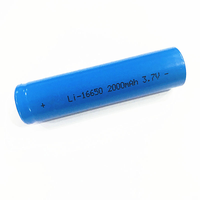 Baterai Lithium-Ion Silinder Isi Ulang 16650 untuk Kamera - Kapasitas 3.7V 2000mAh & 1600mAh Tersedia