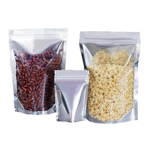 Nắp kéo rõ ràng phía trước đứng lên Túi Nhựa nhiệt niêm phong thực phẩm lưu trữ Frosted Mylar <span class=keywords><strong>Ziplock</strong></span> lá Túi túi đóng gói - Product Image 3