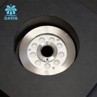 DAVIS Fuente de Agua Burbujeante Portátil Cuadrada con Diseño de Chorro de Espuma, Juego Completo con Gabinete Eléctrico Integrado y LED