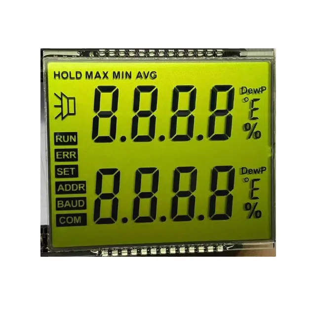 High Quality Small STN Lcd Screen Positive 3 Digit 7 Segment Transflective Lcd Display