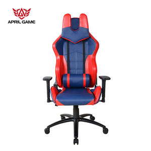 Cheap Swivel <strong>Chair</strong> High Back With Pillows Blue Pu Leather Computer Gaming <strong>Chair</strong> <strong>Gamer</strong> Stuhl <strong>Wheel</strong> - Product Image 1
