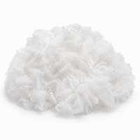 Fibre de polyester siliconée conjuguée creuse 7D 51MM pour rembourrage