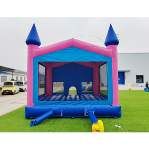 Castillo Inflable Rosa para Exteriores, el Más Vendido, Casa de Brinco Inflable con Forma de Corona, Brincolines Inflables para Fiestas, Casa de Brinco para Niños en Venta - Product Image 5