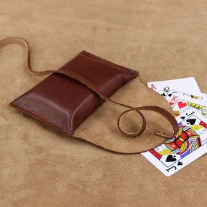 Sac de rangement pour cartes à jouer en cuir pour jeux de divertissement, organisateur de cartes à jouer pour hôtel et KTV, étui portable pour cartes de tarot en plein air - Product Image 2