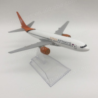 Mongolie EZNIS Airways B737-300 en alliage moulé sous pression modèle d'avion 16CM échelle cadeau d'aviation pour pilote amoureux alliage métallique