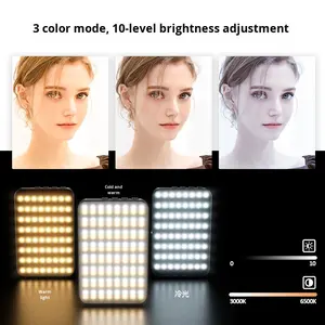 Clip de luz de relleno LED recargable magnético, luz de Selfie, luz de vídeo LED portátil para teléfono, transmisión en vivo, VLOG, fotografía <span class=keywords><strong>TikTok</strong></span> - Product Image 4