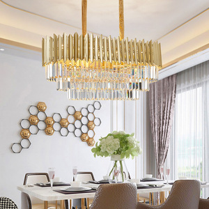 <span class=keywords><strong>Décoration</strong></span> de salon, lustre rond en cristal K9 doré de luxe, <span class=keywords><strong>moderne</strong></span>, pour salon, hôtel, <span class=keywords><strong>décoration</strong></span> artistique - Product Image 5