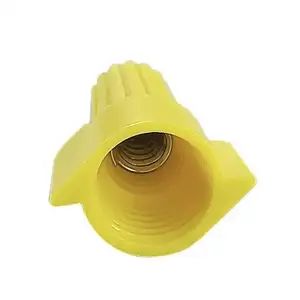 100PCS P11 Yellow Spring Double Winged Wire Electrical Connector