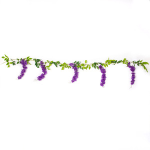 Fleurs artificielles de glycine Tsunemi, fausses vignes décoratives, guirlandes de fleurs en plastique suspendues au plafond, style campagnard minimaliste - Product Image 3