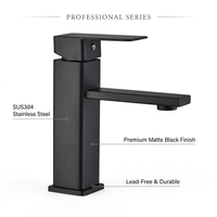 Robinet de lavabo moderne à poignée unique plaqué brossé, rotation à 360 degrés, avec douchette extractible en céramique, eau chaude et froide