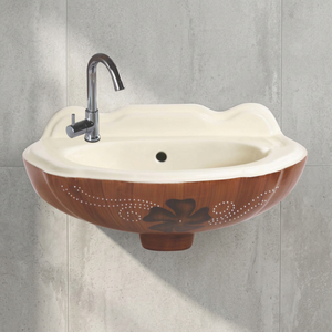 Minimalist Ceramic Corner <b>Wall</b> Hung Wash Basin Compact Hand Wash Sink for Hotel Commercial Bathroom Projects - Product Image 4
