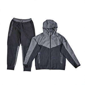 Nouvel ensemble de survêtement sportif réversible de qualité supérieure, imprimé numériquement sur mesure, pour l'automne, décontracté, écologique et respirant, taille plus - Product Image 2