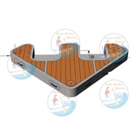 Plate-forme gonflable flottante pour bateau, équipement de jeu d'eau, livraison gratuite