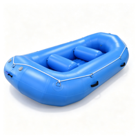 Bateau de pêche compact 2026 de 3 m en PVC, nouveau design, résistant à l'usure et aux UV, avec plancher renforcé, idéal pour les eaux peu profondes