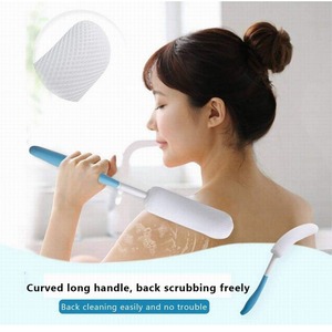 Long Handle Back Bath <b>Brush</b> for Adults, Exfoliating Body <b>Scrub</b> <b>Brush</b>, Loofah Sponge for Deep Cleansing and Dead Skin Removal - Product Image 2