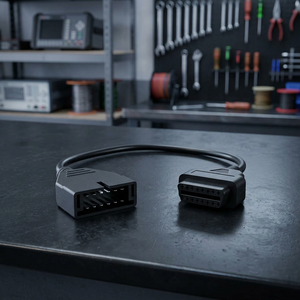 สายอะแดปเตอร์วินิจฉัย OBD 12 พิน เป็น OBD2 16 พิน |   ตัวเชื่อมต่อเครื่องสแกน ECU ของรถยนต์ |   เครื่องมือสแกนยานยนต์ที่ใช้งานร่วมกันได้ - Product Image 3