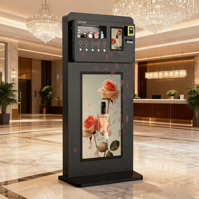 Unmanned Fully Automatic Perfume Dispenser Fragrance Spray Smart Vending Machine With Smart Software
