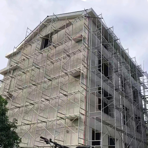 บันไดนั่งร้านทาสีแดงปลอดภัยมองเห็นขอบทำเครื่องหมายตัวเลือกสีที่กำหนดเอง - Product Image 4