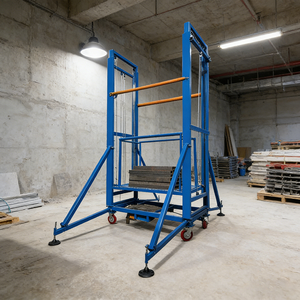 Plateforme élévatrice hydraulique mobile à commande à distance, hauteur de levage de 2 à 10 m, capacité de charge de 500 kg, <span class=keywords><strong>échafaudage</strong></span> électrique pour la construction et l'entretien - Product Image 3