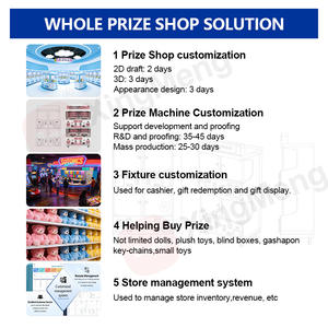 Máquina de Grúa de Peluche Arcade Operada con Monedas, Tecnología Avanzada, <span class=keywords><strong>Juego</strong></span> de Atrapar Juguetes - Product Image 6