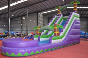 Nhà Máy Tùy Chỉnh Kid Đảng Trò Chơi Hot Bán Inflatable Nước <span class=keywords><strong>Slide</strong></span> Sân Sau Inflatables Lâu Đài Bouncy Nhảy <span class=keywords><strong>Bouncer</strong></span> Với Hồ Bơi - Product Image 4