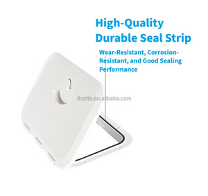 Couvercle de <span class=keywords><strong>trappe</strong></span> de pont marin en ABS de 270mm x 375mm-étanche, résistant aux UV, <span class=keywords><strong>trappe</strong></span> d'inspection de bateau <span class=keywords><strong>verrouillable</strong></span> pour yacht/camping-car (blanc/noir) - Product Image 4