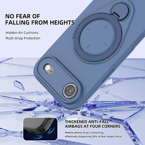 Funda Protectora Universal de TPU Suave Anti-Golpes para <span class=keywords><strong>iPhone</strong></span> 17 16 Pro Max, Carcasa Trasera Popular con Anillo Giratorio Resistente - Product Image 3