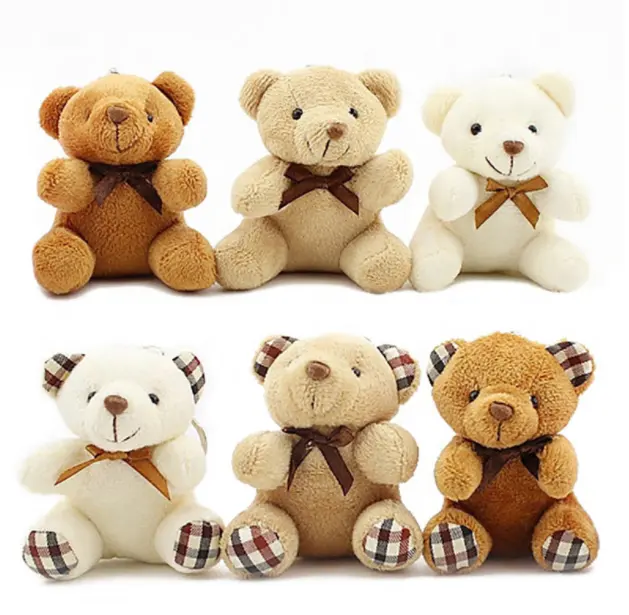 2019 Small Bear Stuffed Animals PlushToys / Kawaii Plush Soft Toys Keychain Baby Doll Christmas Gift/plush bear for Children toy