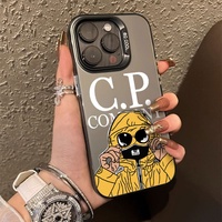 Coque de Téléphone Portable Antichoc en PC Rigide avec Dessin Animé CP Company OEM pour iPhone X Xs Xr 11 12 13 14 15 16 16E Pro Max Plus
