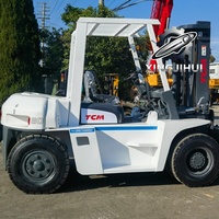 Forklift Diesel Counterbalance TCM FD60 6 Ton Bekas Terawat Baik, Kondisi Bagus, Jam Kerja Rendah, Pengiriman Cepat, Ukuran 1220mm*150mm*3000mm