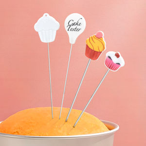 Fabbrica diretta in acciaio inox termometro per torta di plastica nuovo strumento di prova per la cottura della torta di biscotti strumento di cottura per panettieri - Product Image 6