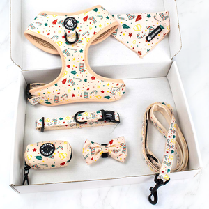 Set Harnesses Anjing Tanpa Tarik yang Dapat Dikustomisasi, Cetak Sesuai Pesanan, Harnesses Anjing Neoprene yang Dapat Disesuaikan, Tali Anjing OEM, Pabrik Harnesses Anjing Premium - Product Image 1