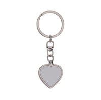 Llavero con Forma de Corazón y Anillos Giratorios, Impresión de Fotos Personalizada, Recuerdo, Regalo, Llavero de Metal de Alta Calidad, Multiusos, Forma Personalizable