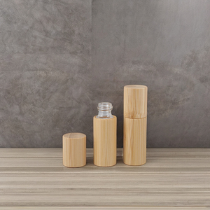 Desain baru rol bambu untuk botol deodoran bola botol rol parfum kaca kosong 3ml <span class=keywords><strong>5ml</strong></span> 10ml untuk minyak esensial Perawatan Kulit Cre - Product Image 1