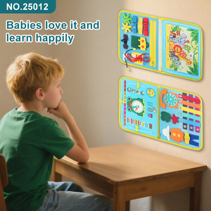 LEZA BABY New popolarità dinosauro <span class=keywords><strong>mondo</strong></span> 3D Montessori occupato bordo in feltro giocattoli per bambini educazione precoce di età compresa tra 5 e 7 anni - Product Image 4