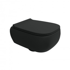 Flaminia Flou moderna WC da parete WC allungata in ceramica a doppio filo con serbatoio nascosto per la struttura in un unico pezzo del bagno dell'hotel - Product Image 3