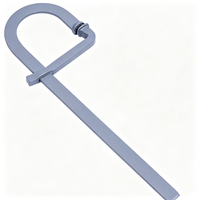 Collier de serrage robuste de type européen DIN3017 en acier au carbone pour raccord haute pression