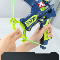 Cible de tir à l'arc en mousse à éjection pour lancer de balles, ensemble de jouets de sport de tir pour enfants, utilisation intérieure et extérieure, cible dinosaure en plastique avec balles collantes