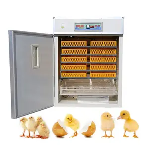 Incubateurs d'oeufs de grande capacité pour l'éclosion d'oeufs d'oiseau de caille de poulet industriel à vendre