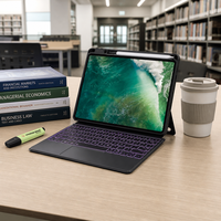Nouvel étui clavier magnétique amovible pour iPad Pro 10,5 pouces 2017 avec pliage multi-angles et connexion sans fil