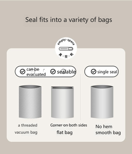 Nueva Máquina de Sellado al Vacío de Escritorio con Pantalla Táctil Digital Impermeable, con 10 Bolsas para Sellar al Vacío, Almacenamiento en Refrigerador - Product Image 6