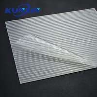 Panneau diffuseur linéaire PS à texture optique anti-éblouissement UGR pour éclairage LED Kunxin 1220x2440mm