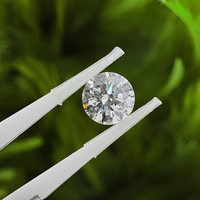 Diamantes CVD Starsgem de 1ct, 2ct, 3ct, sin fosforescencia, fáciles de probar, calificación DE VS VVS, diamantes cultivados en laboratorio, redondos, sueltos.