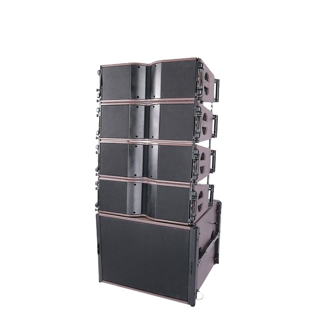 Passive Top Dual 8'' Woofer pa Speaker KA208 Super Bass Portable Speaker for Slow Rock Middle Live Show