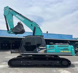 Used Kobelco SK200-8 20 Ton Hydraulic Crawler <b>Excavator</b> SK200 <b>Excavator</b> <b>Machine</b> with Core Components Engine Motor Pump Gearbox - Product Image 1