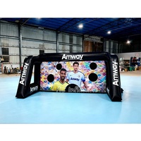 But de football gonflable sur mesure de qualité supérieure pour les événements d'entraînement sportif, portable et efficace