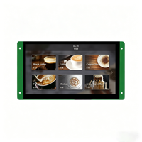 Modul Layar Sentuh LCD TFT HMI Industri 7 Inci 800*480 Sentuh Kapasitif Dual UART RS232 TTL Kecerahan Tinggi 200-1000cd/m²