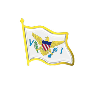 Set de Accesorios para Fanáticos del Fútbol con Bandera de las Islas Vírgenes Americanas: Diademas, Gorras, Bolsas y Pins, Ideal para Actividades al Aire Libre - Product Image 2